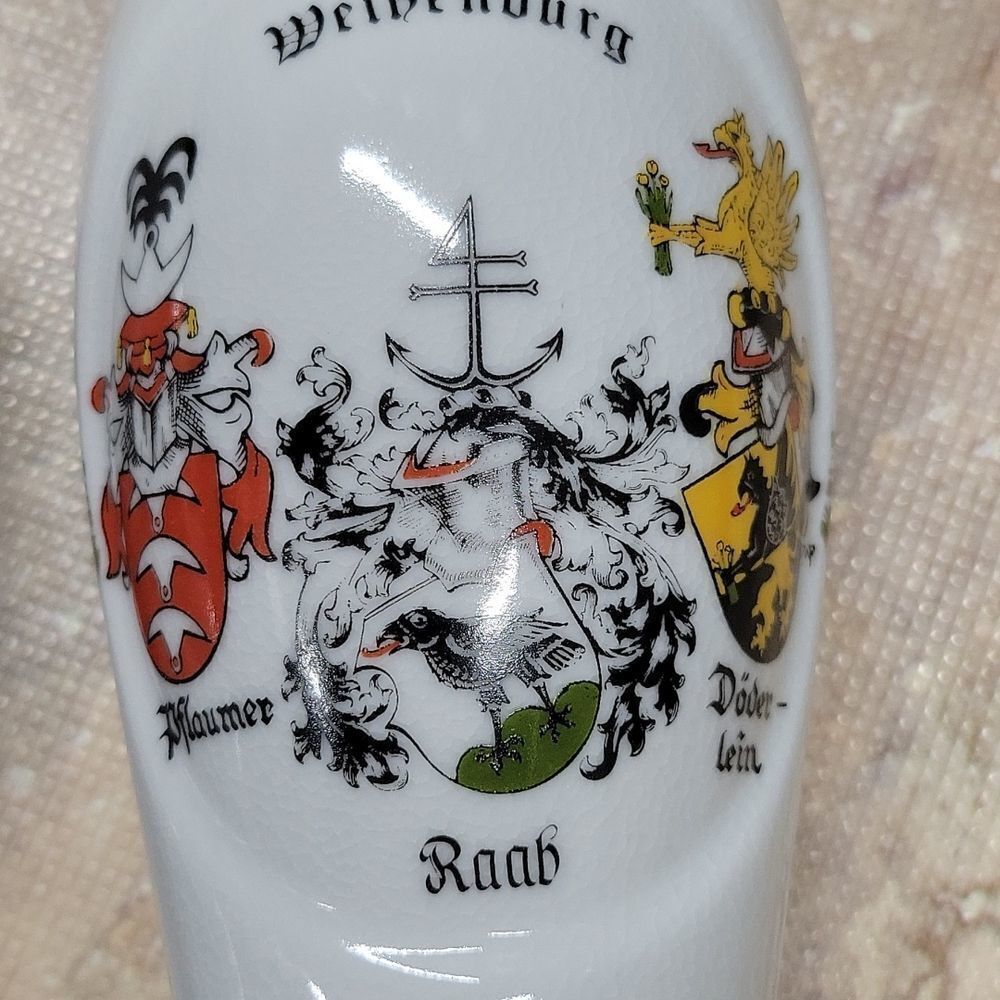 WEISSENBURG PILSNER BEER STEINS PAIR OF 2 (VINTAGE 1992, 1993) WEIHNACHTEN - Picture 3 of 6